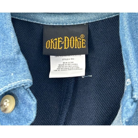 Boys 1 Piece Outfit - Navy‎ Blue, Light Blue, & Red Plaid - Size 24 M - Picture 7 of 8